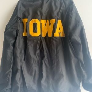 Vintage Iowa Hawkeye Official Sideline Jacket with Button Snaps